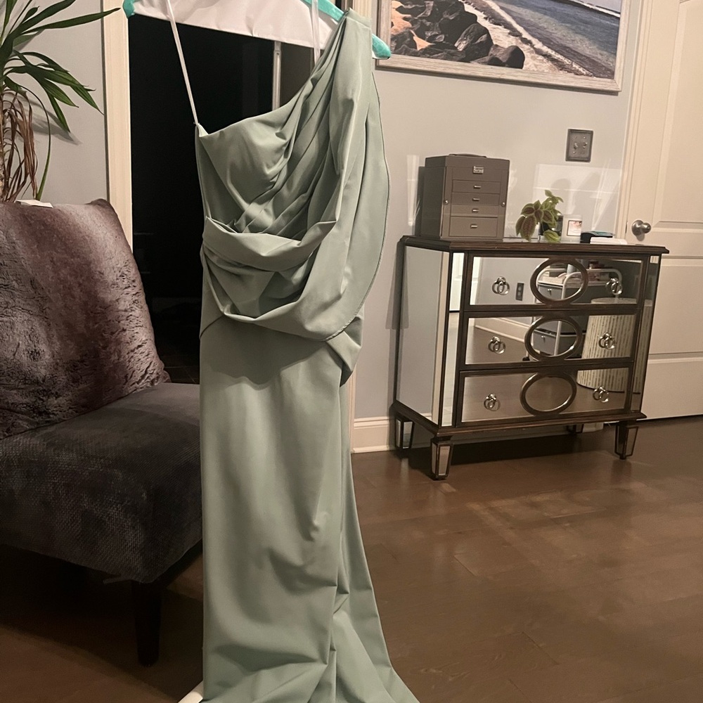 Terani Couture Mint Green Gown